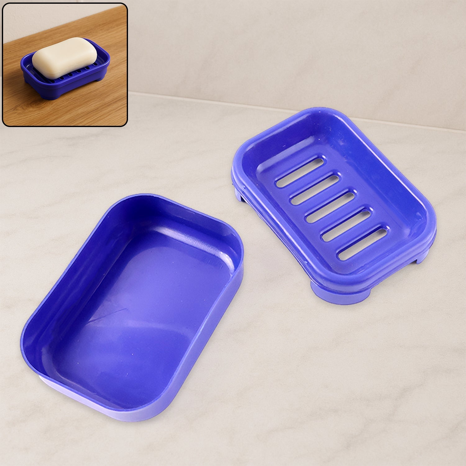 Premium Quality Rectangular Blue Plastic Soap Case Premium Quality Rectangular Blue Plastic Soap Case